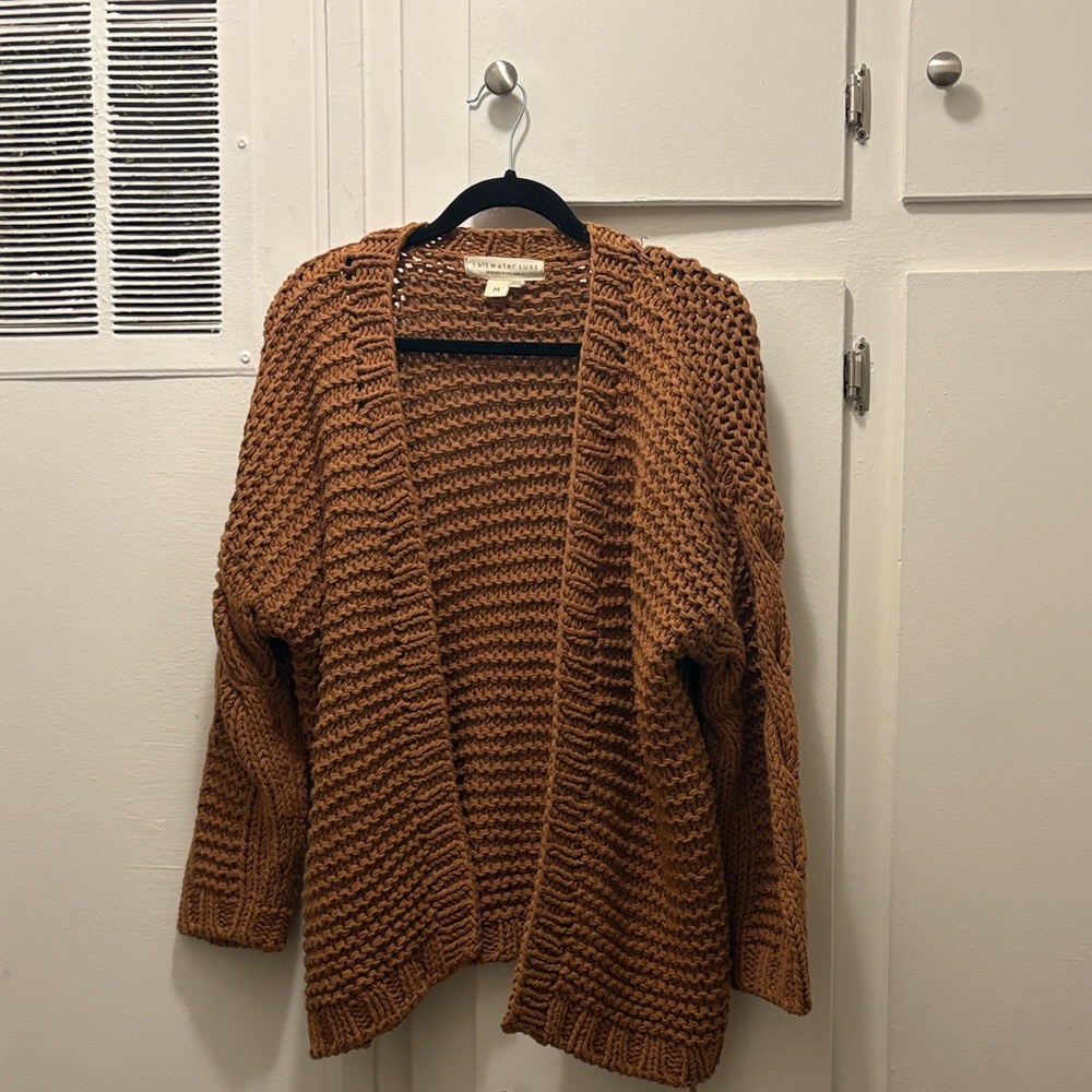 Saltwater LUXE Warm Brown Cardigan